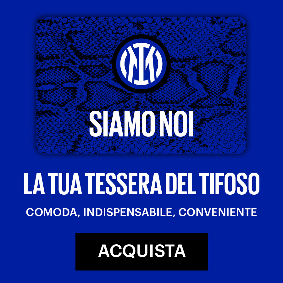 acquista la 'siamonoi' - tessera del tifoso inter